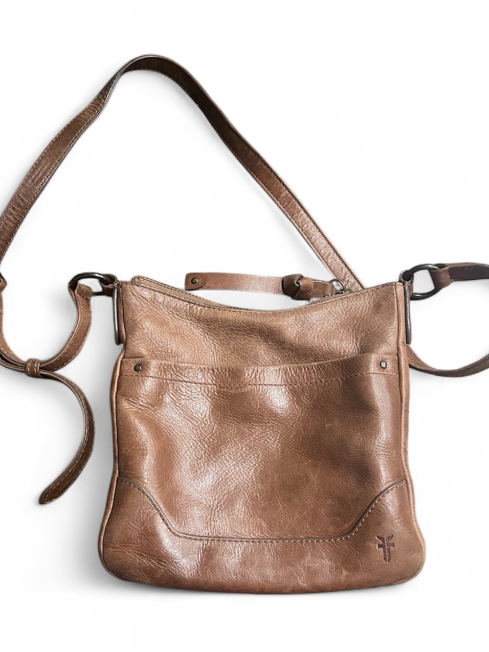100% Italian leather FRYE Crossbody Bag